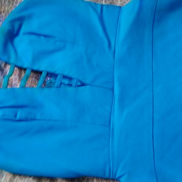 Blue short dress - Picture 4 of 4